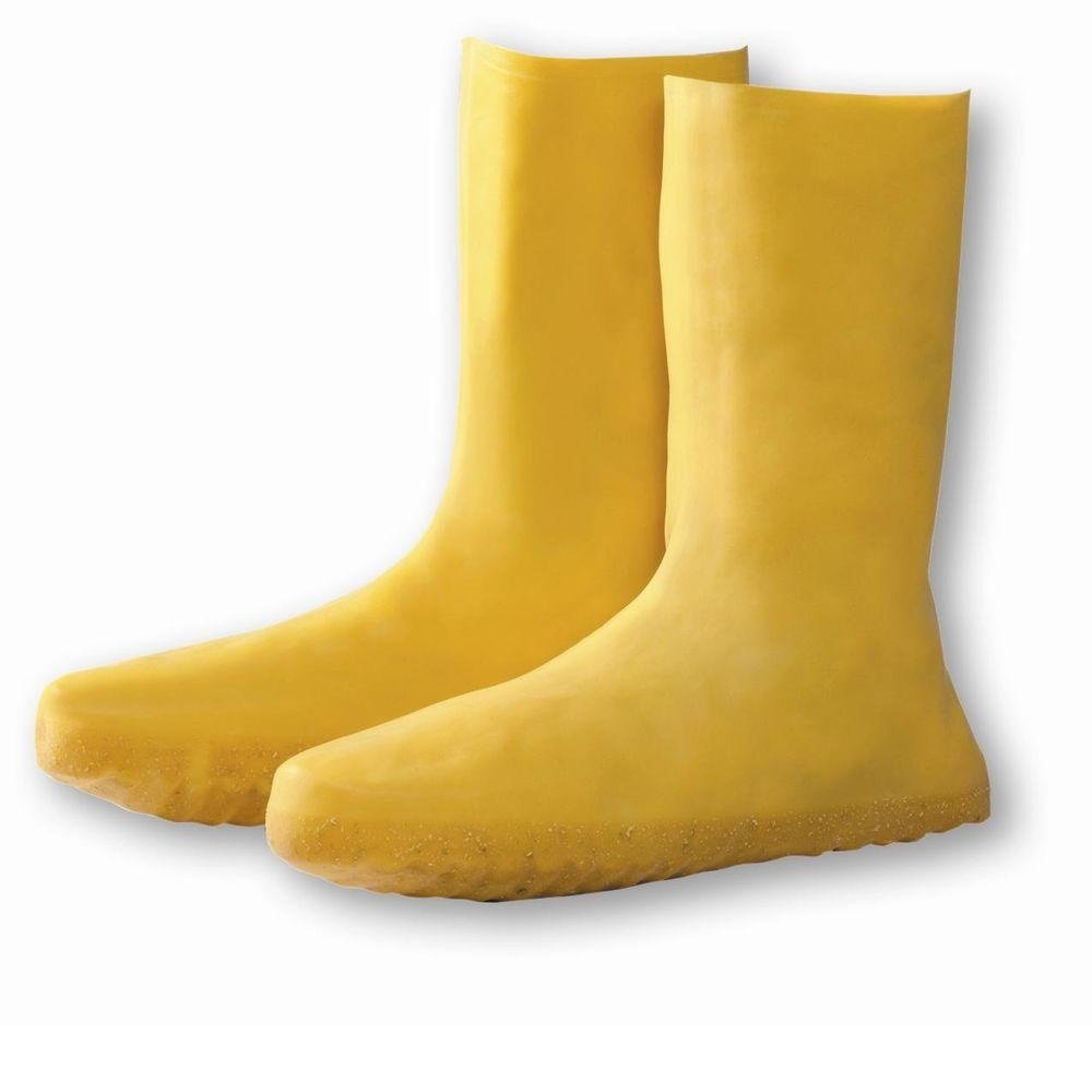 COMFITWEAR Haz(Mat) Latex Boots Haz-Mat Yellow Latex Nuke Boot Cover, Over The Shoe, Size 2X-Large